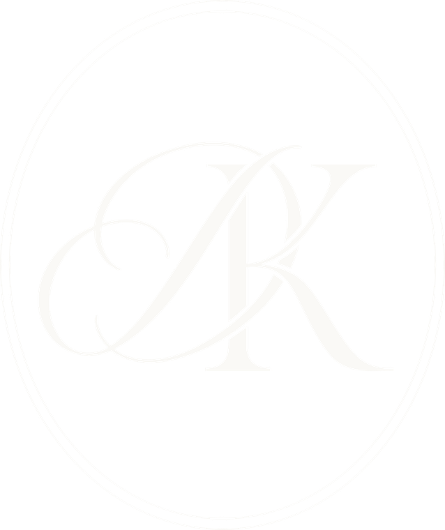 Denae and Kyle monogram crest