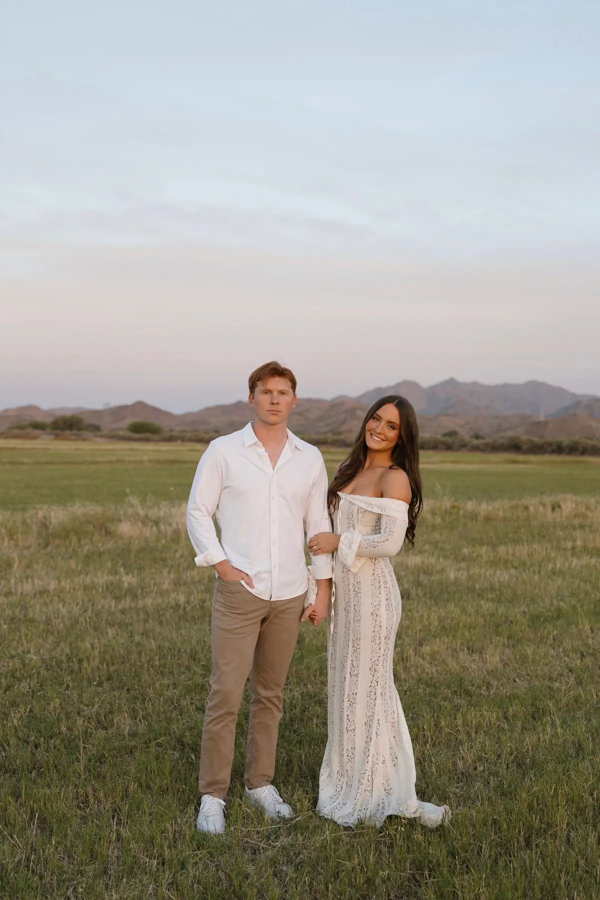 Denae and Kyle together outdoors